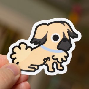 StickerPekinoisFace